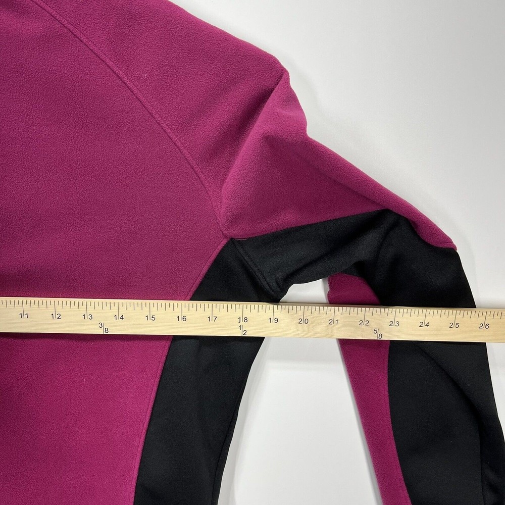 Mountain Hardware Womens Jacket Size 8 Pink Long Sleeve Fleece Outdoor Full Zip - Picture 5 of 9